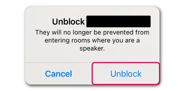 clubhouseでユーザーをブロック＆ブロック解除方法